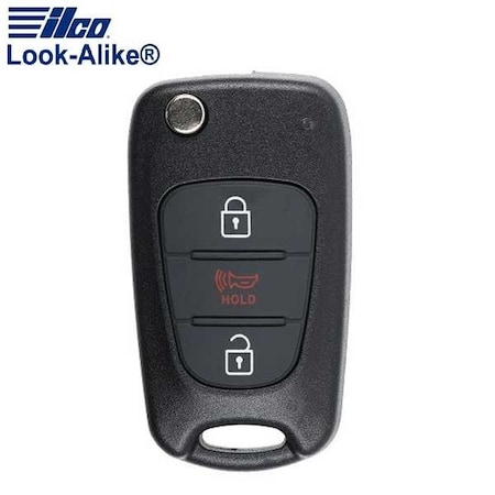 Ilco LAL FLIP-KIA-3B1 (AM11MY) KIA 3 BUTTON FLIP KEY (NYOSEKSAM11ATX) ILCO-AX00012900